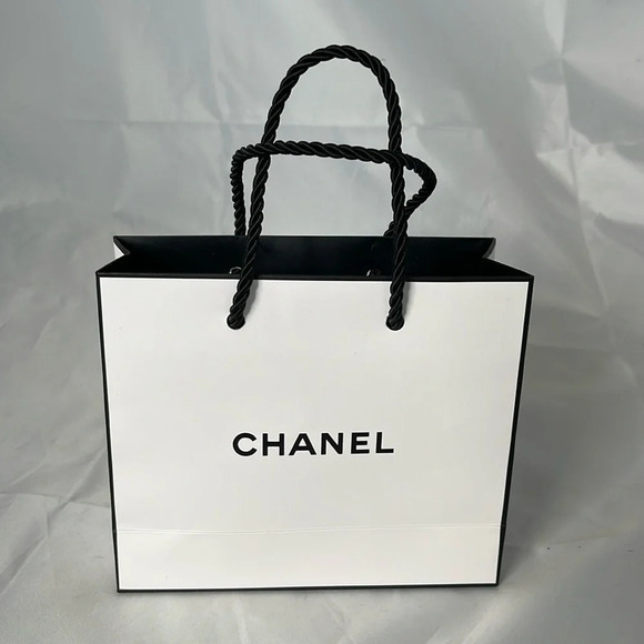 CHANEL Shopping Bag Perfume Size Paper Designer Authentic Mini - Picture 10 of 10